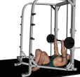 Barbell Press - Smith Machine Floor Reverse